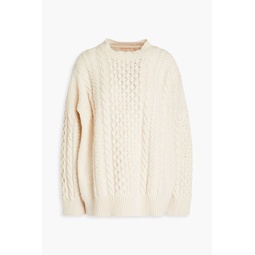 Ina cable-knit wool sweater