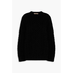 Ina cable-knit wool sweater