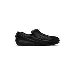 Black Mono Slip On Sneakers 232776M237002