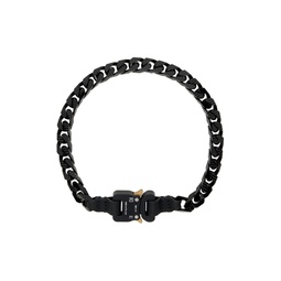 Black Colored Chain Necklace 241776M145003