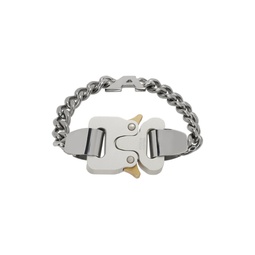 Silver A Buckle Bracelet 231776M142000