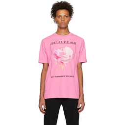 Pink Icon Flower T Shirt 231776M213004