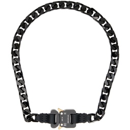Black Colored Chain Necklace 232776M145001
