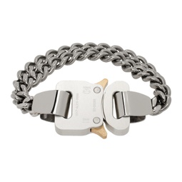 Silver 2x Chain Buckle Bracelet 241776M142002