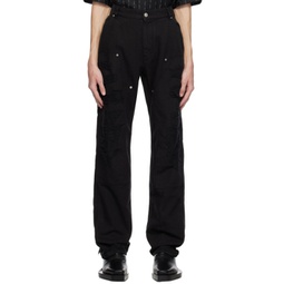 Black Destroyed Trousers 232776M191000