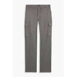 Linen and cotton-blend twill cargo pants