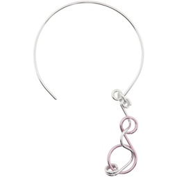 Silver & Pink Bubble Wands Necklace 241302F023000