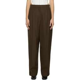 Green Tailored Trousers 222283F087004