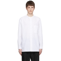 White Cotton Shirt 222283M192002