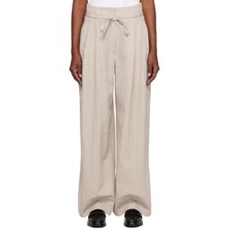 Gray Relaxed Trousers 232283F087002