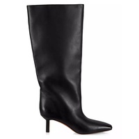 Nell 65MM Leather Wide-Shaft Boots