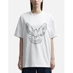 White Birds Outline T-shirt