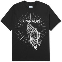 3.Paradis Praying Hands T-Shirt Black