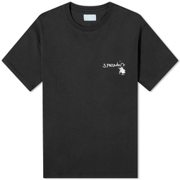 3.Paradis x Edgar Plans Chalkboard T-Shirt Black