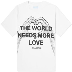 3.Paradis TWNML Hands & Heart T-Shirt White