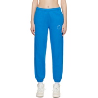 Blue Drawstring Pants 231932F521005