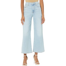 Womens 7 For All Mankind Luxe Vintage Ultra High-Rise Cropped Jo in Wild Fleur