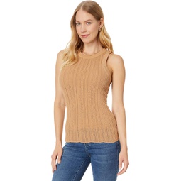 Womens 7 For All Mankind Mixed Stitch Sweater Tank