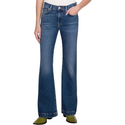 Womens 7 For All Mankind Dojo Tailorless in Blue Print