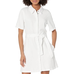 Womens 7 For All Mankind Belted Shirtdress