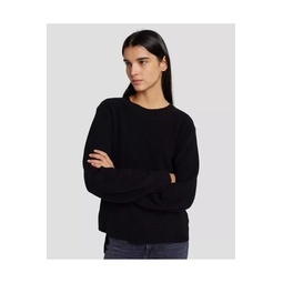 Cashmere Crewneck Sweater In Black