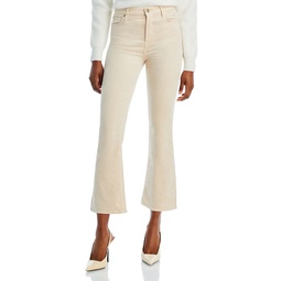 High Rise Cropped Kick Flare Jeans