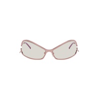 SSENSE Exclusive Pink Numa Sunglasses 241025F005036