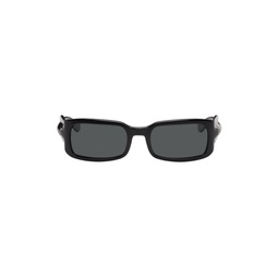 Black Gloop Sunglasses 231025F005007