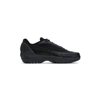 Black Vector Sneakers 241908M237000