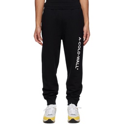 Black Logo Sweatpants 231891M190000