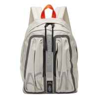 Gray Eastpak Edition Logo Backpack 222891M166000