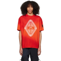 Red Gradient T Shirt 231891M213020