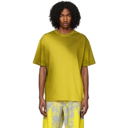 Yellow Gradient T Shirt 231891M213011