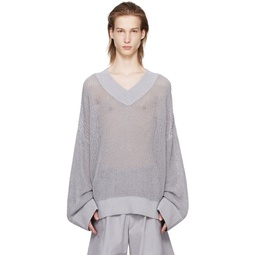 Gray Century Sweater 241285M201001