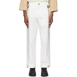 White Blinders Trousers 231285M191000