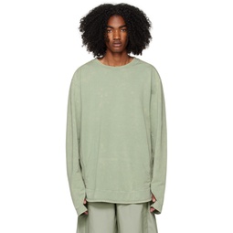 Green Beladona Sweatshirt 231285M204000