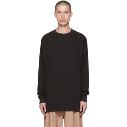 Black Melter Long Sleeve T Shirt 222285M202011