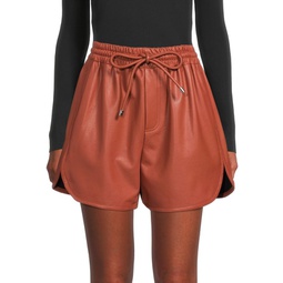 Ryder Faux Leather Shorts