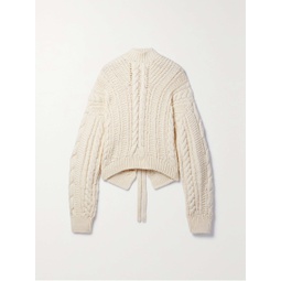 A.L.C. Shelby cable-knit wool sweater