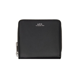 Black Emmanuel Compact Wallet 241252M164017