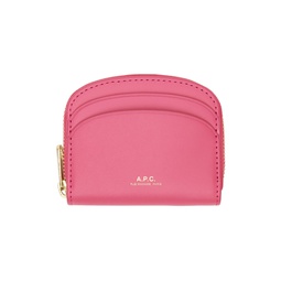 Pink Demi Lune Mini Compact Wallet 241252F038008