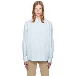 Blue Edouard Shirt 241252M192029