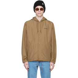 Tan Greg Jacket 231252M180027