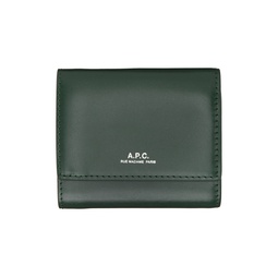 Green Lois Compact Small Wallet 241252M164015