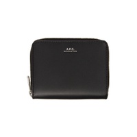 Black Emmanuelle Compact Wallet 221252M164016