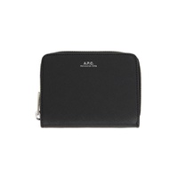 Black Emmanuelle Compact Wallet 231252M164018