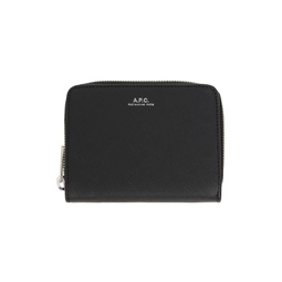 Black Emmanuelle Compact Wallet 231252M164018