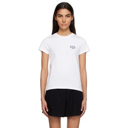 White Denise T Shirt 231252F110026
