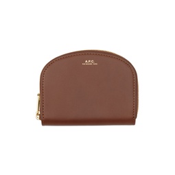 Brown Demi Lune Compact Wallet 231252F040006