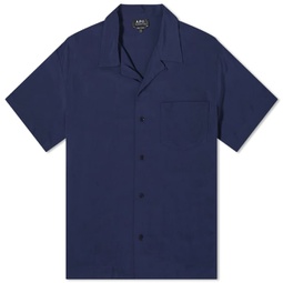 A.P.C. Lloyd Vacation Shirt Dark Navy